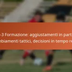 5-2-3 Formazione: aggiustamenti in gioco, cambiamenti tattici, decisioni in tempo reale