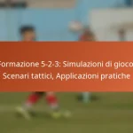 Formazione 5-2-3: Simulazioni di gioco, Scenari tattici, Applicazioni pratiche