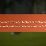 Gioco di costruzione, Metodi di contropiede, Gioco posizionale nella formazione 5-2-3